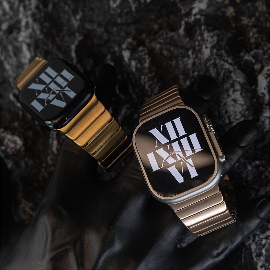 Correa de acero inoxidable prémium para Apple Watch de hombre – Elegante cierre de mariposa