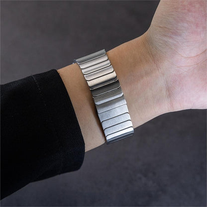 Correa de acero inoxidable prémium para Apple Watch de hombre – Elegante cierre de mariposa