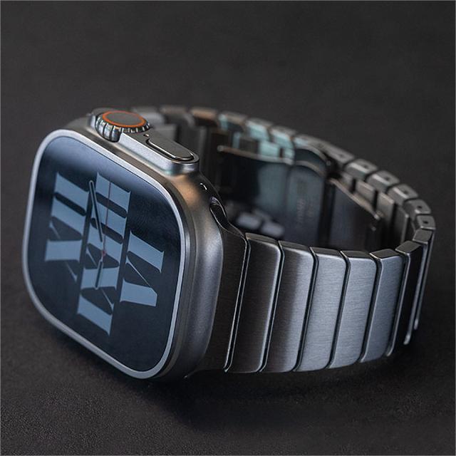 Correa de acero inoxidable prémium para Apple Watch de hombre – Elegante cierre de mariposa