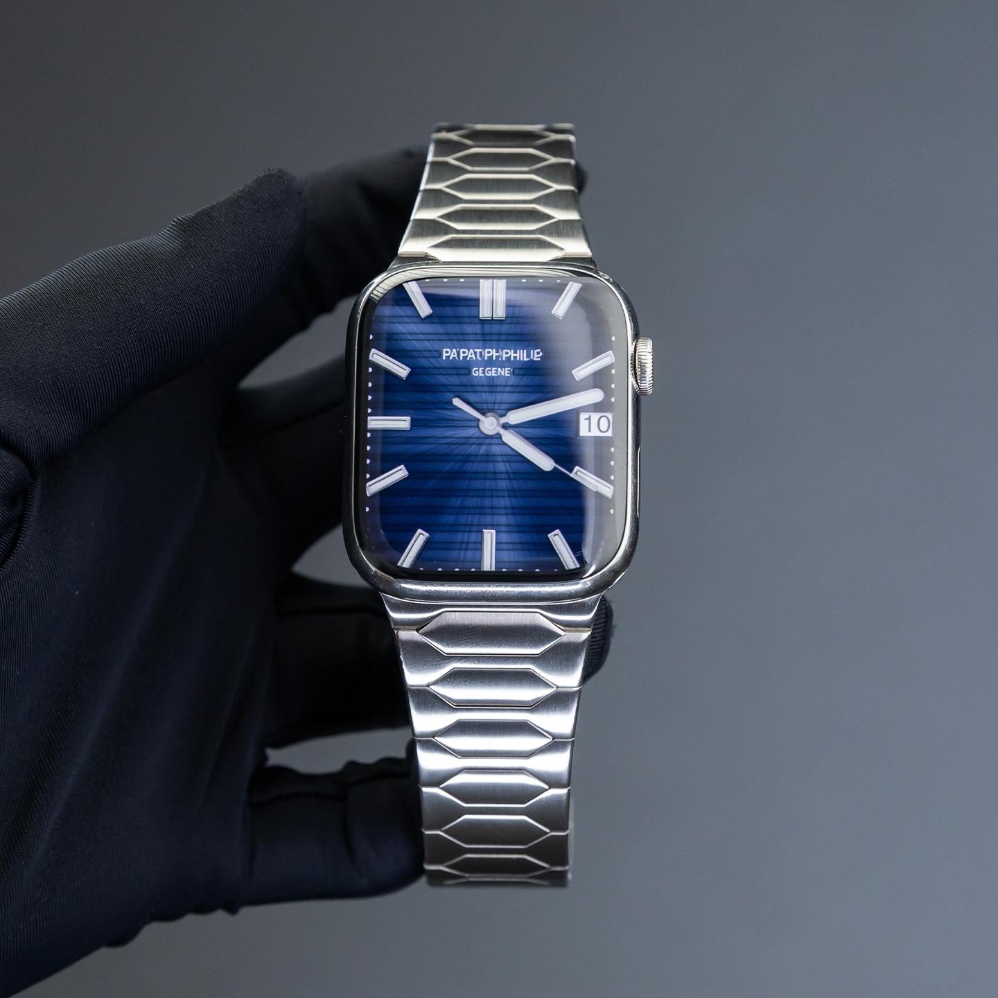 Elegante correa de acero inoxidable para Apple Watch – Lujo discreto y estilo
