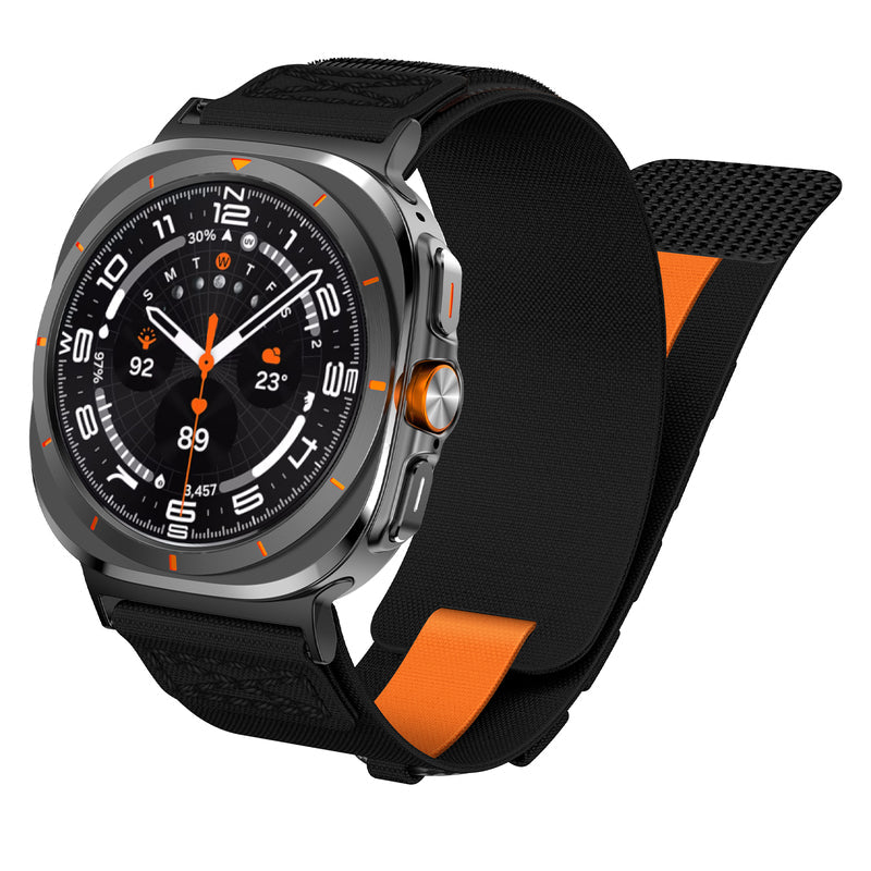 Correa de nailon premium para Samsung Watch Ultra 47mm – Diseño deportivo elegante