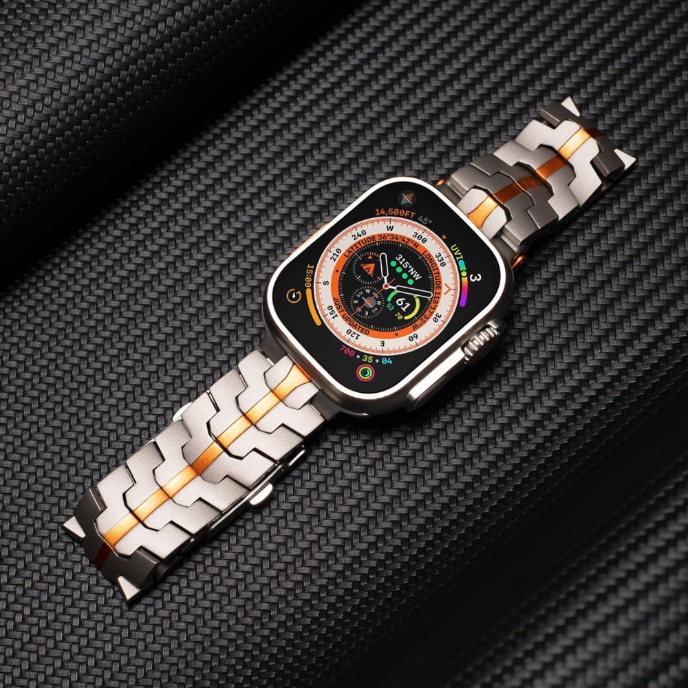 Correa de titanio para Apple Watch de hombre – Fabricación duradera con acabado refinado