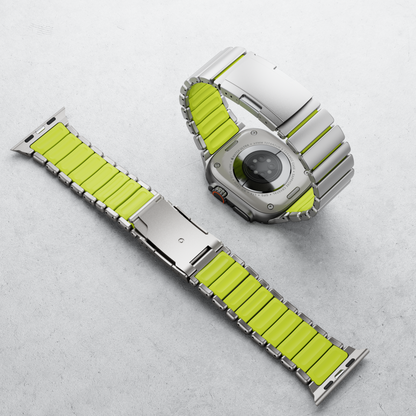 Correa de titanio para Apple Watch Ultra – Diseño prémium GEMINI Sport