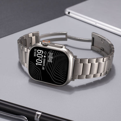 Men’s Titanium Apple Watch Band – Premium Design with Everyday Durability