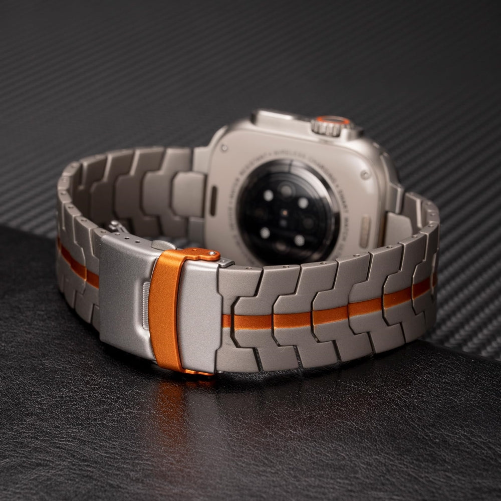 Correa de titanio para Apple Watch de hombre – Fabricación duradera con acabado refinado