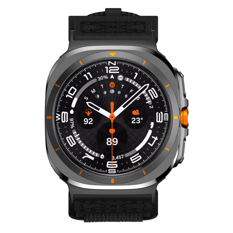Correa de nailon premium para Samsung Watch Ultra 47mm – Diseño deportivo elegante