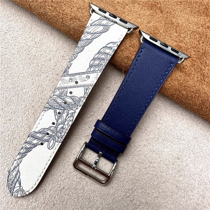 Premium Barenia Leather Apple Watch Band – Classic Style and Comfort