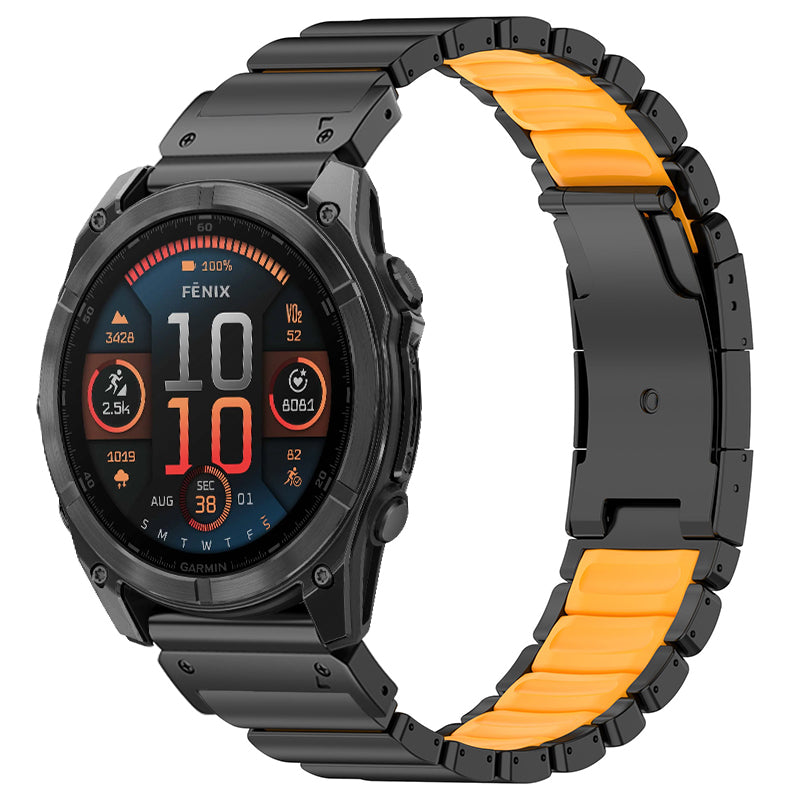 Correa de titanio para Garmin QuickFit – GEMINI Sport Premium