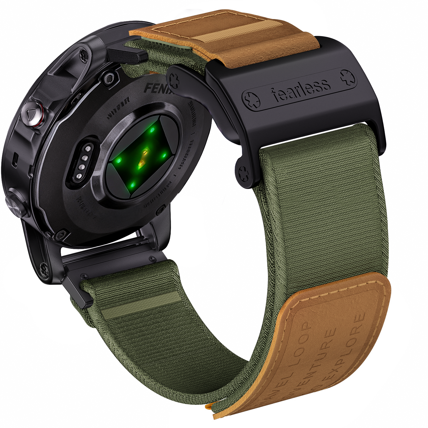 Correa de nailon magnética Garmin QuickFit Fearless 2.0
