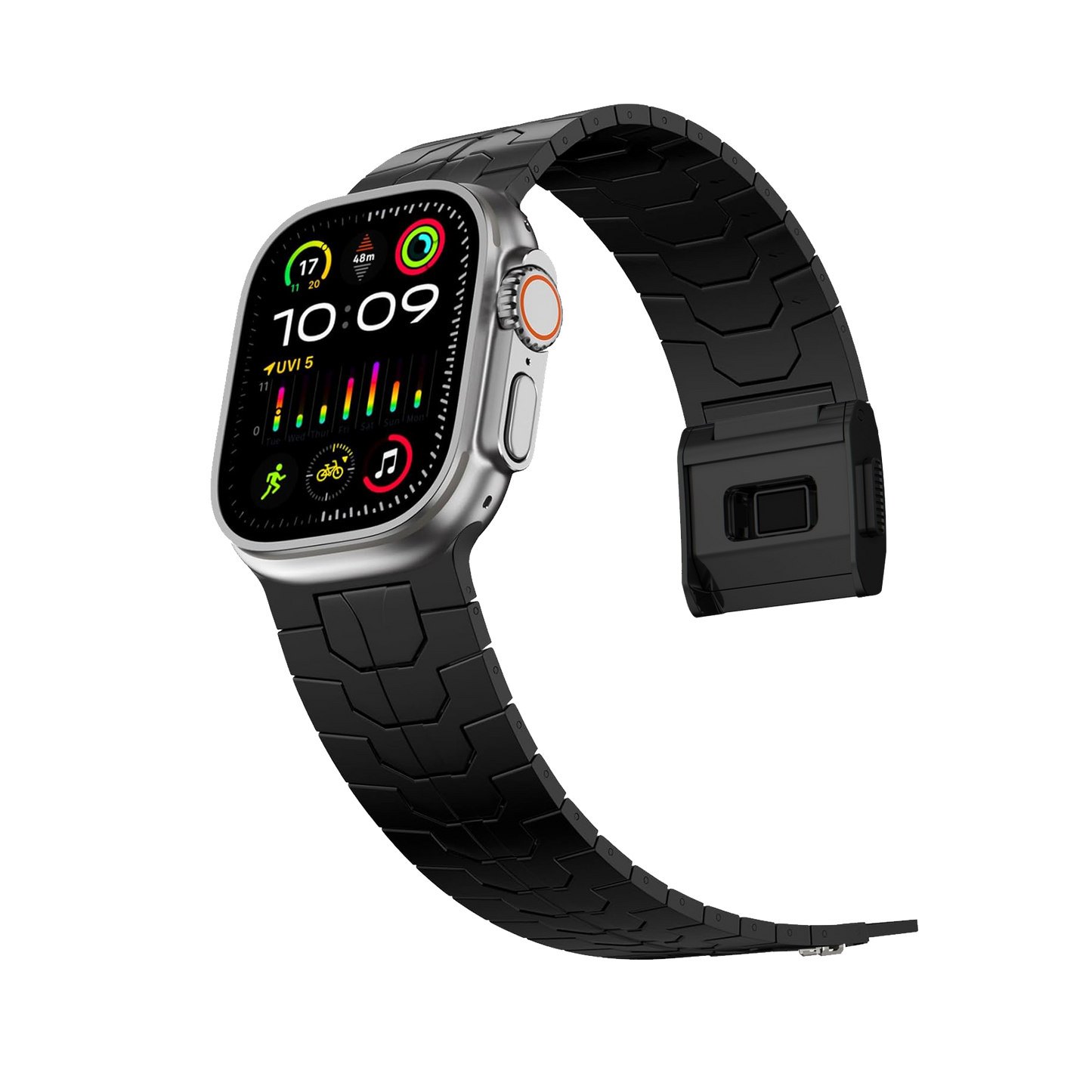 Correa de acero inoxidable Apple Watch Ultra – Edición Vanguard