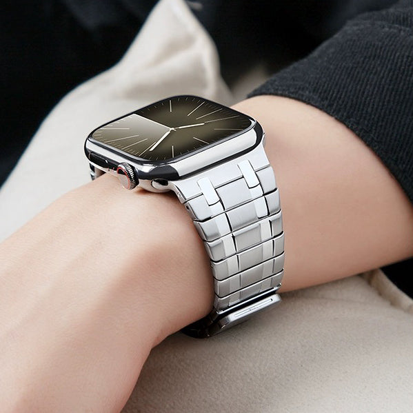 Correa de acero inoxidable prémium para Apple Watch – Elegante cierre magnético