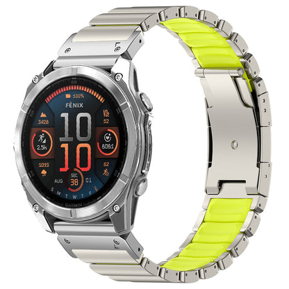 Correa de titanio para Garmin QuickFit – GEMINI Sport Premium