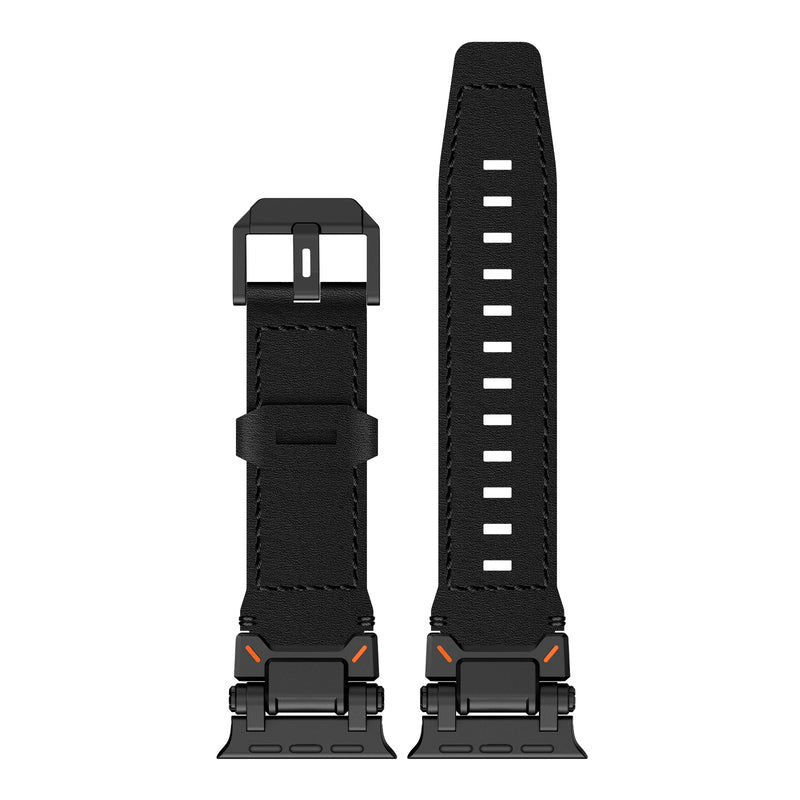 Apple Watch Premium Leather Band – Rugged Explorer Design