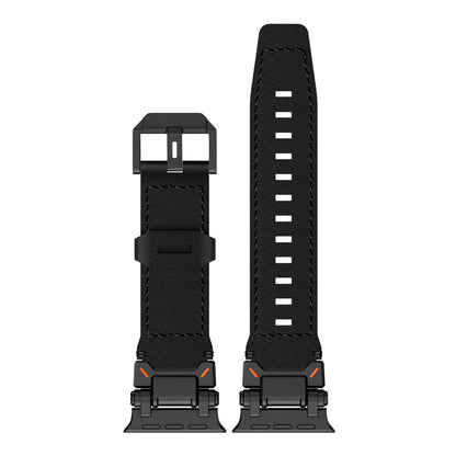 Apple Watch Premium Leather Band – Rugged Explorer Design