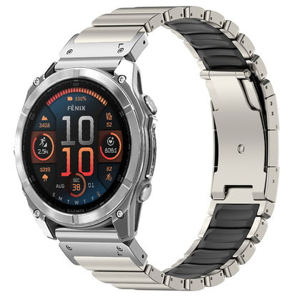 Correa de titanio para Garmin QuickFit – GEMINI Sport Premium