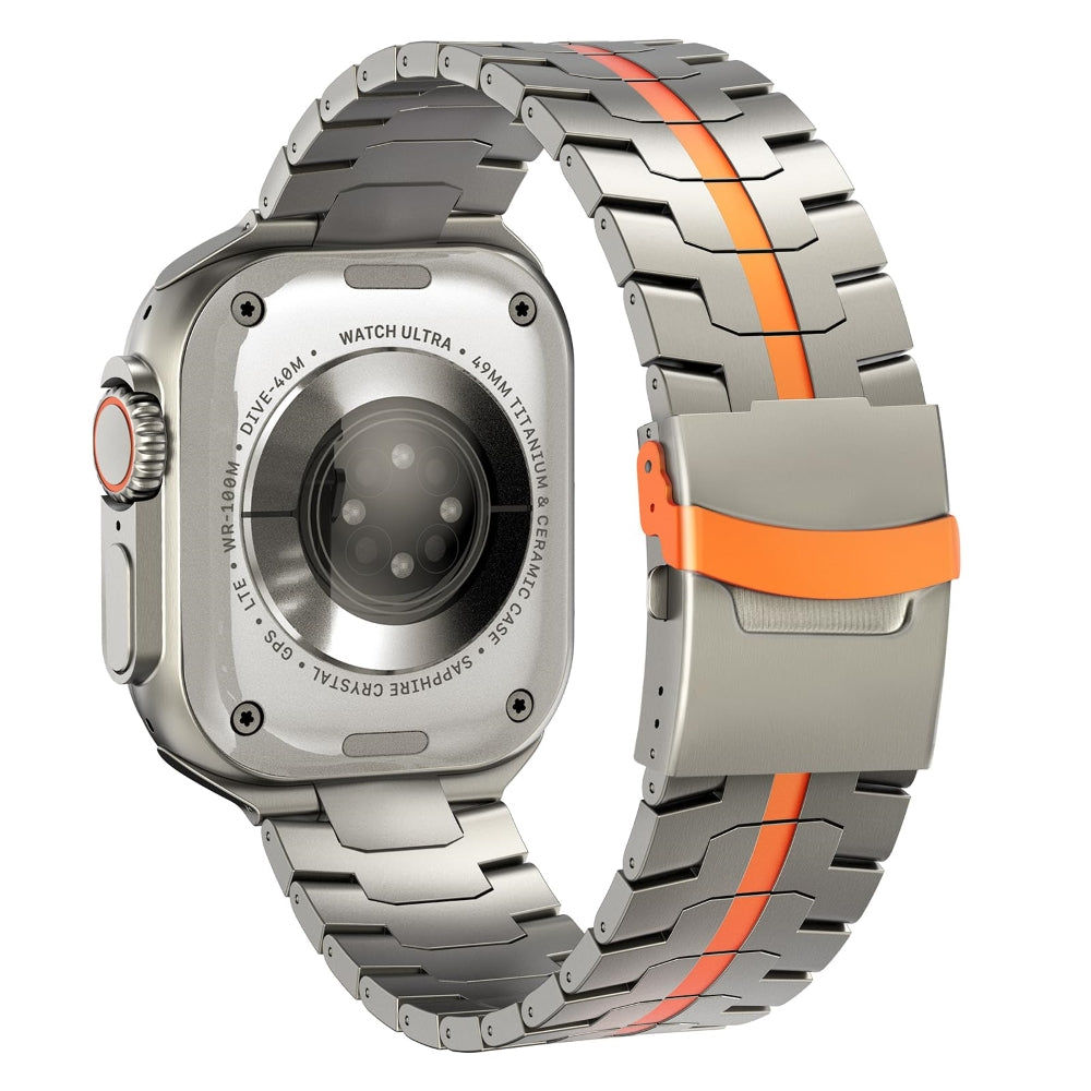 Correa de titanio para Apple Watch de hombre – Fabricación duradera con acabado refinado