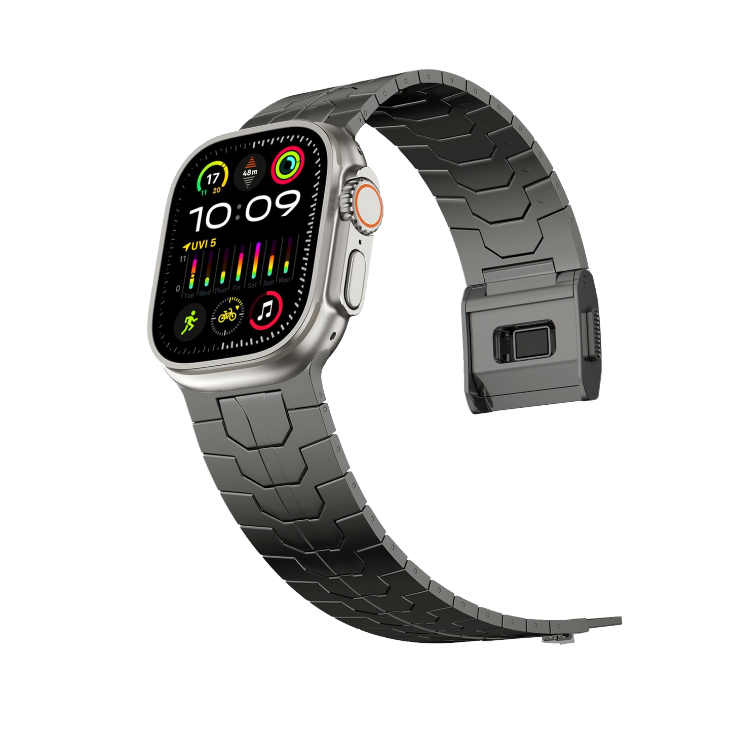 Correa de acero inoxidable Apple Watch Ultra – Edición Vanguard