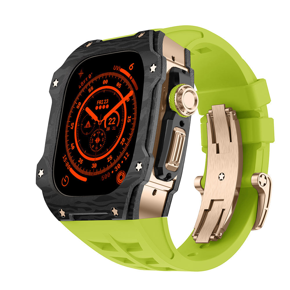 Caja de fibra de carbono para Apple Watch Ultra – RM7015 Edición Titanio