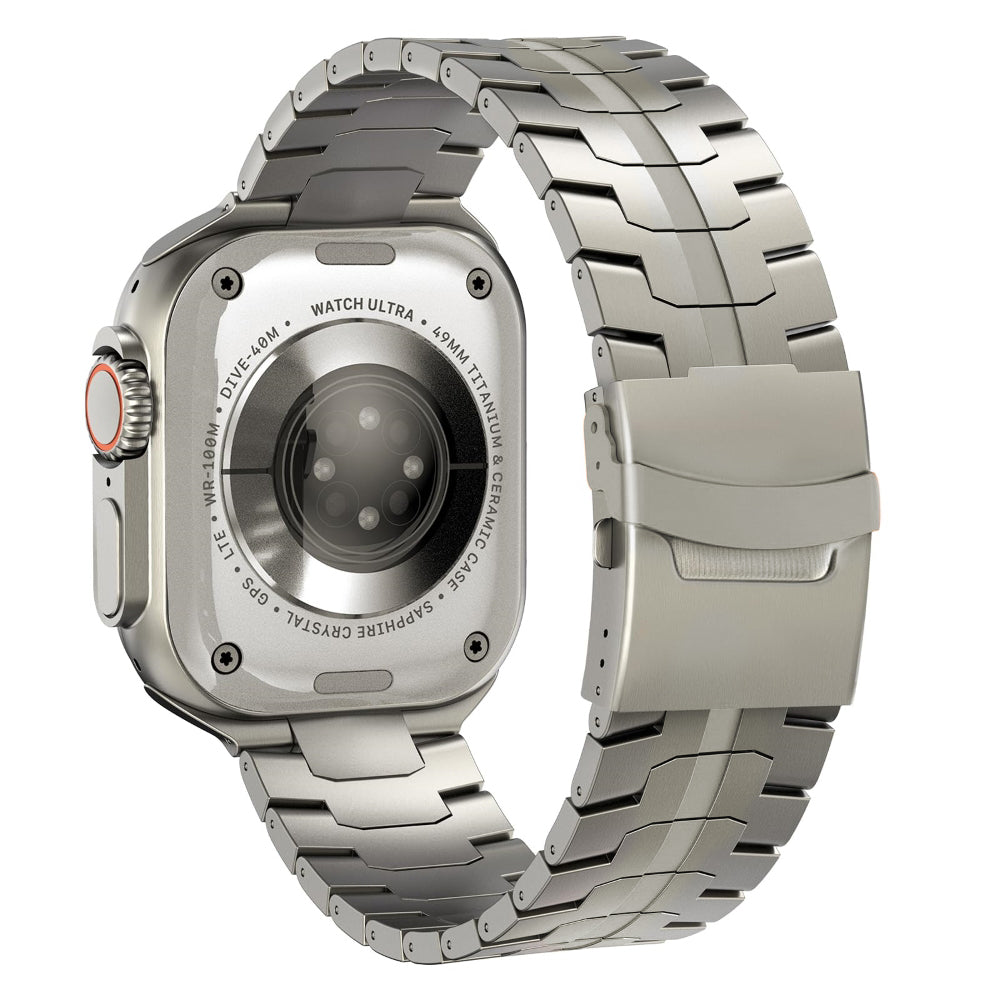Correa de titanio para Apple Watch de hombre – Fabricación duradera con acabado refinado