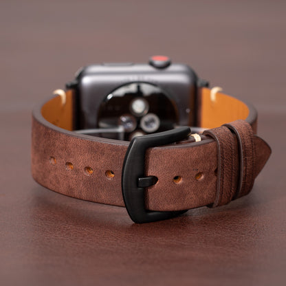 Premium Men’s Apple Watch Leather Band – Elegant Design for Everyday Wear