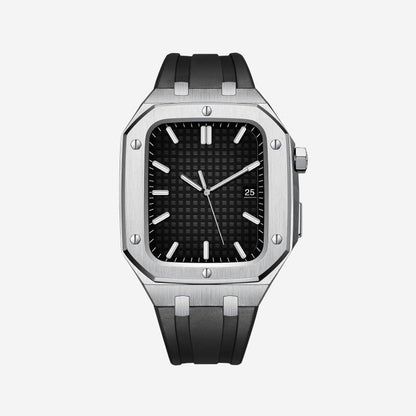 Correa de Silicona con Caja de Acero Inoxidable para Apple Watch – AP9006