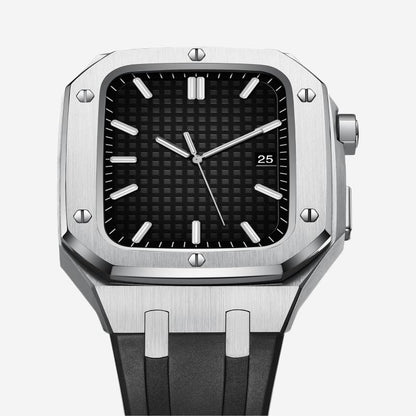 Correa de Silicona con Caja de Acero Inoxidable para Apple Watch – AP9006