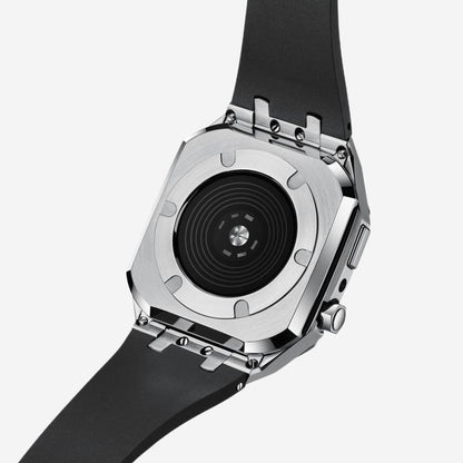 Correa de Silicona con Caja de Acero Inoxidable para Apple Watch – AP9006