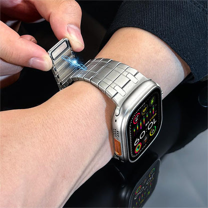 Correa de acero inoxidable prémium para Apple Watch – Elegante cierre magnético
