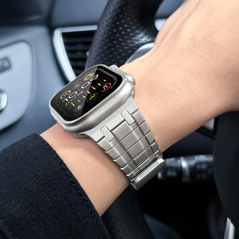 Correa de acero inoxidable prémium para Apple Watch – Elegante cierre magnético