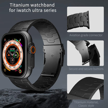 Correa de titanio prémium para Apple Watch Ultra – Ligera y con ajuste magnético