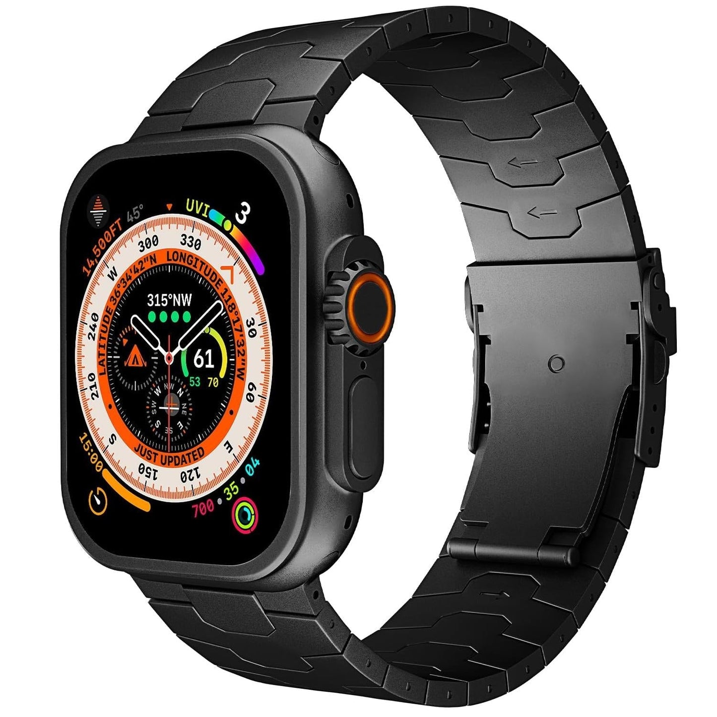 Correa de titanio prémium para Apple Watch Ultra – Ligera y con ajuste magnético