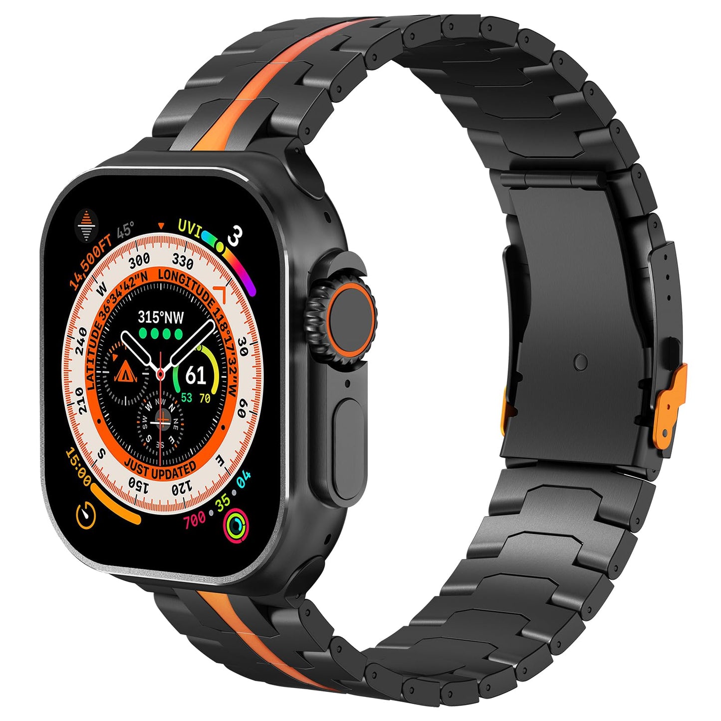 Correa de titanio para Apple Watch de hombre – Fabricación duradera con acabado refinado