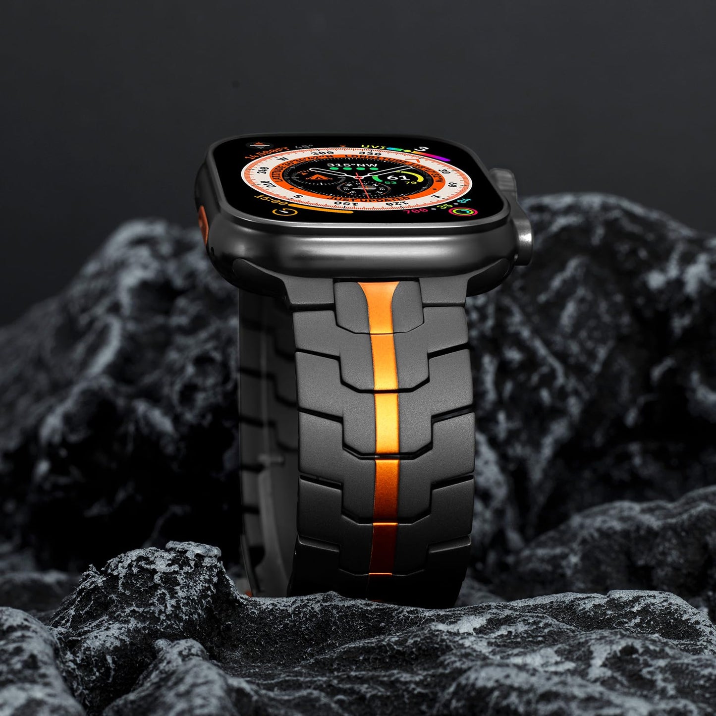 Correa de titanio para Apple Watch de hombre – Fabricación duradera con acabado refinado