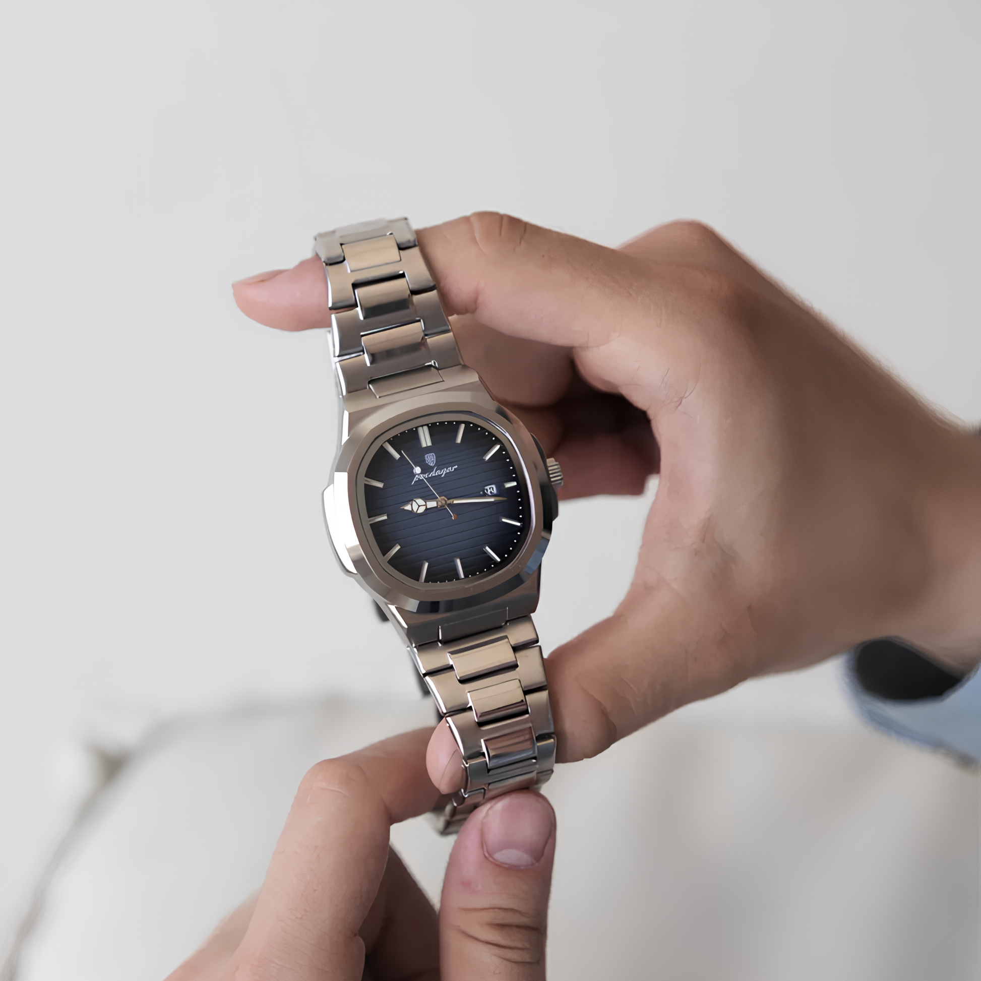 montre poedagar bleu