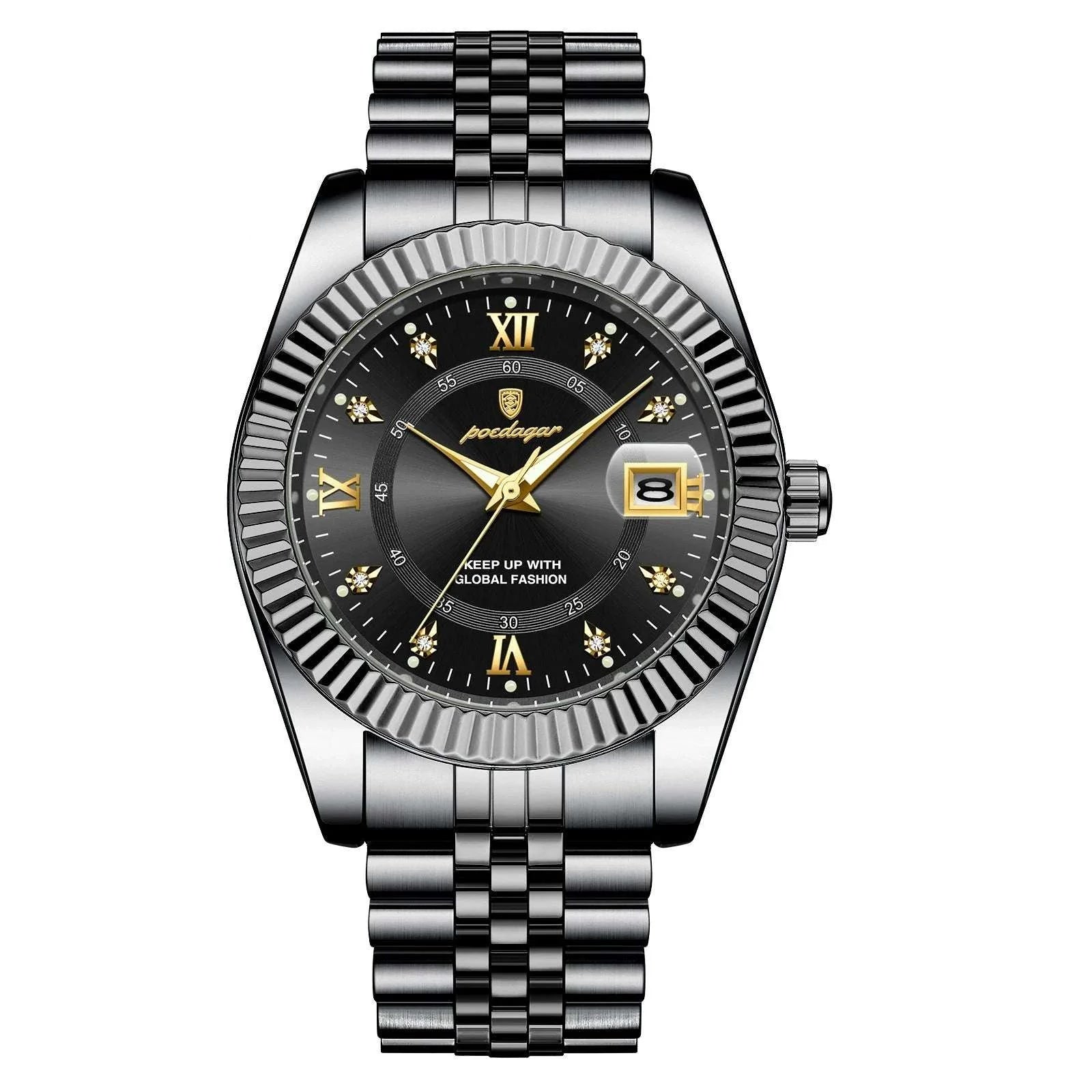 Montre Poedagar Héritage 1968 noir full