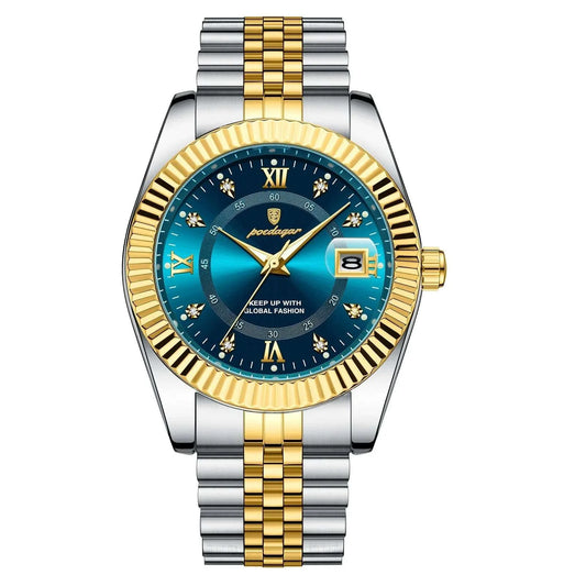 Montre Poedagar Héritage 1968 bleu