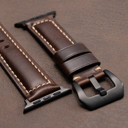 Men’s Apple Watch Leather Strap – Affordable Luxury with Premium Comfort