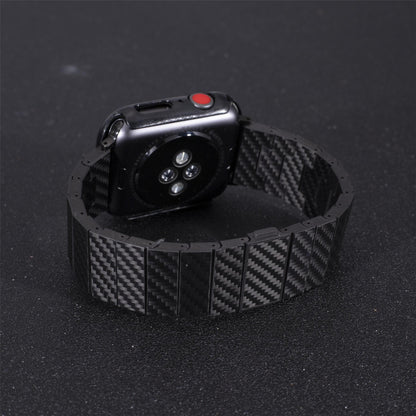 Correa de fibra de carbono prémium para Apple Watch para hombre – Estilo deportivo y refinado