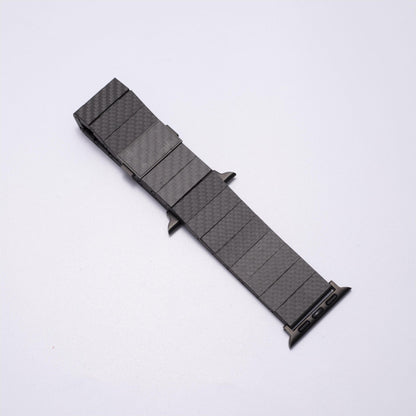 Correa de fibra de carbono prémium para Apple Watch para hombre – Estilo deportivo y refinado