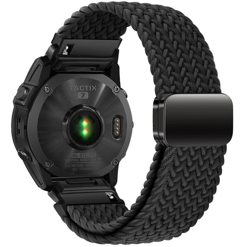 Garmin QuickFit Nylon Strap with Magnetic Buckle – Premium Adjustable Fit
