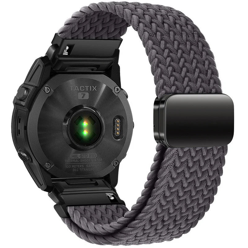 Garmin QuickFit Nylon Strap with Magnetic Buckle – Premium Adjustable Fit