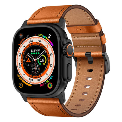 Luxury Leather Band for Apple Watch – Elegant & Refined Design