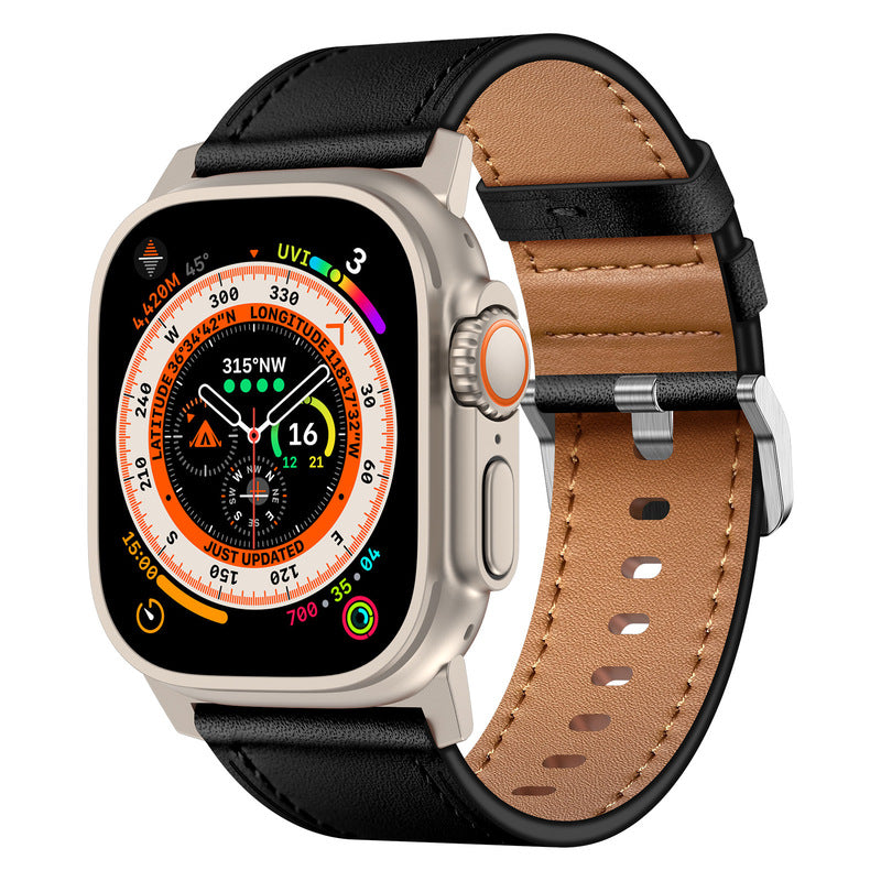 Luxury Leather Band for Apple Watch – Elegant & Refined Design