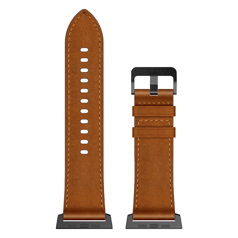 Luxury Leather Band for Apple Watch – Elegant & Refined Design