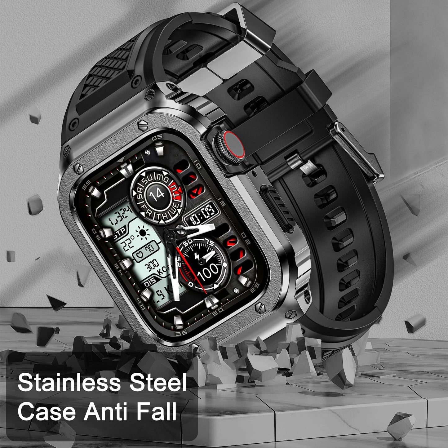 Funda resistente táctica premium para Apple Watch