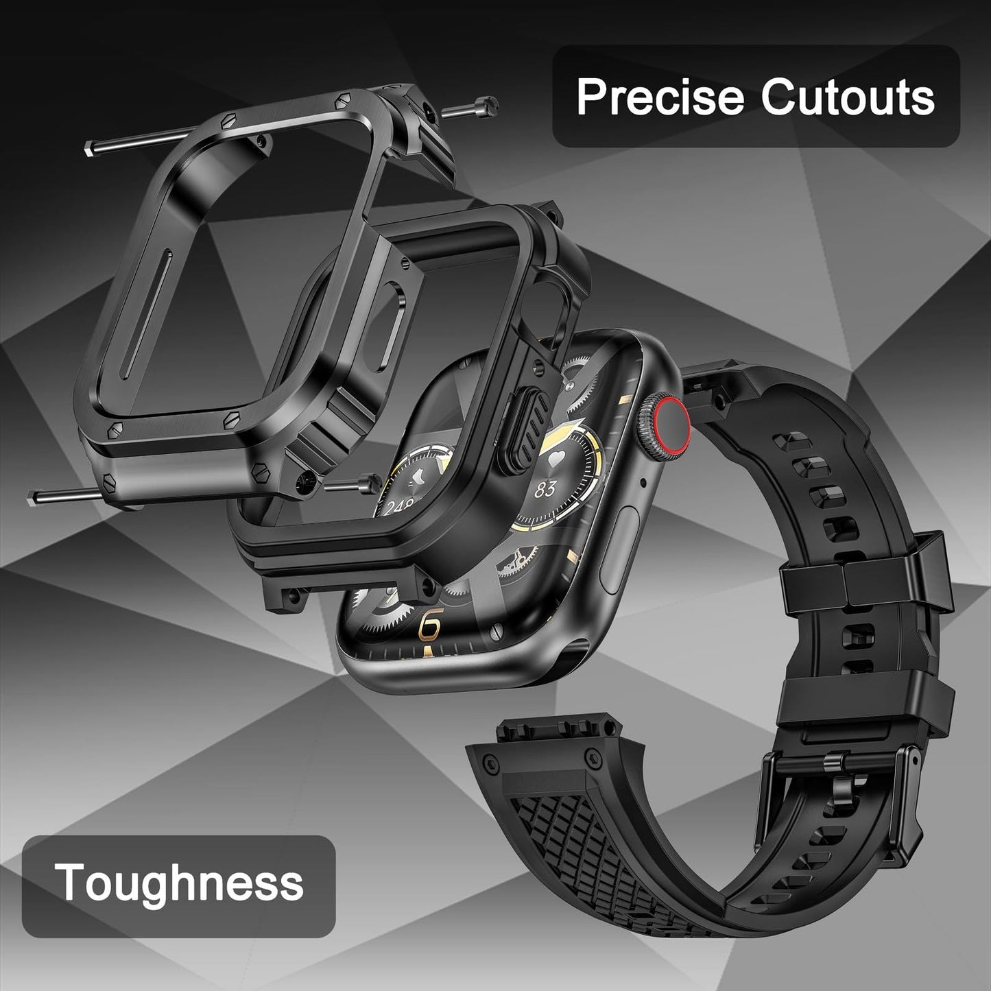 Funda resistente táctica premium para Apple Watch