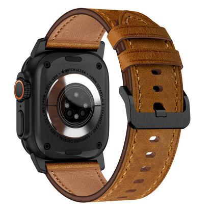 Luxury Leather Band for Apple Watch – Elegant & Refined Design