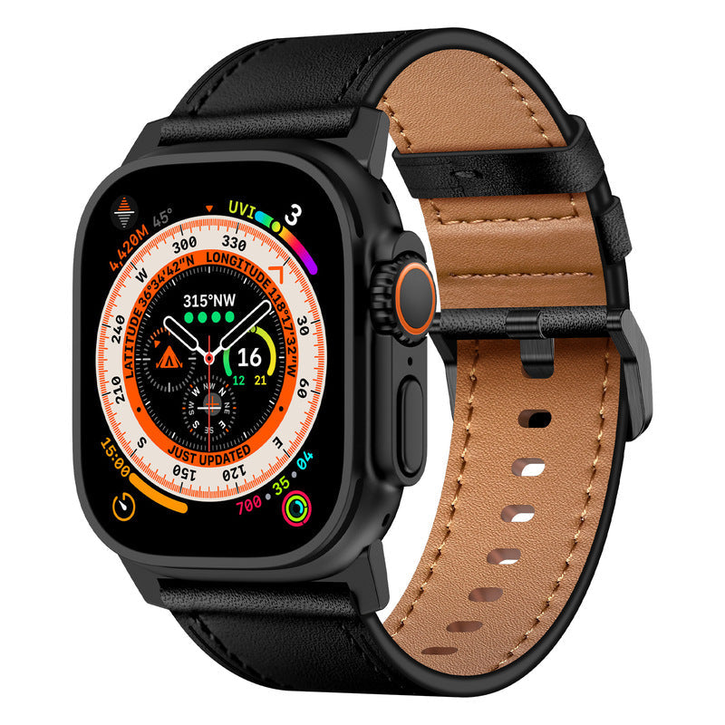 Luxury Leather Band for Apple Watch – Elegant & Refined Design