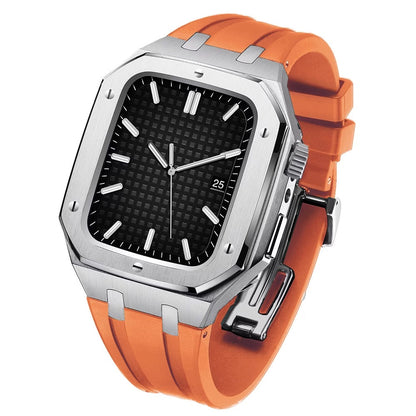Correa de Silicona con Caja de Acero Inoxidable para Apple Watch – AP9006