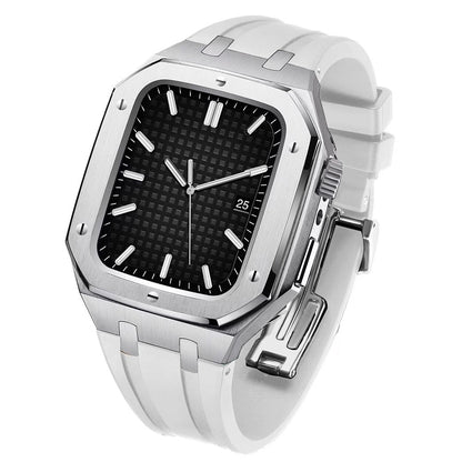 Correa de Silicona con Caja de Acero Inoxidable para Apple Watch – AP9006